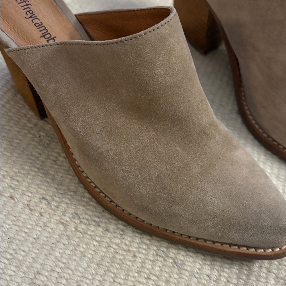 Jeffrey Campbell Tan Heeled Boots - Picture 2 of 8